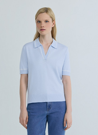 Джемпер с коротким рукавом