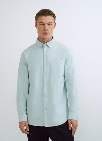 Рубашка из ткани оксфорд