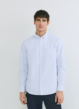 Рубашка из ткани оксфорд