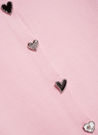 Вязаный кардиган с фигурными пуговицами