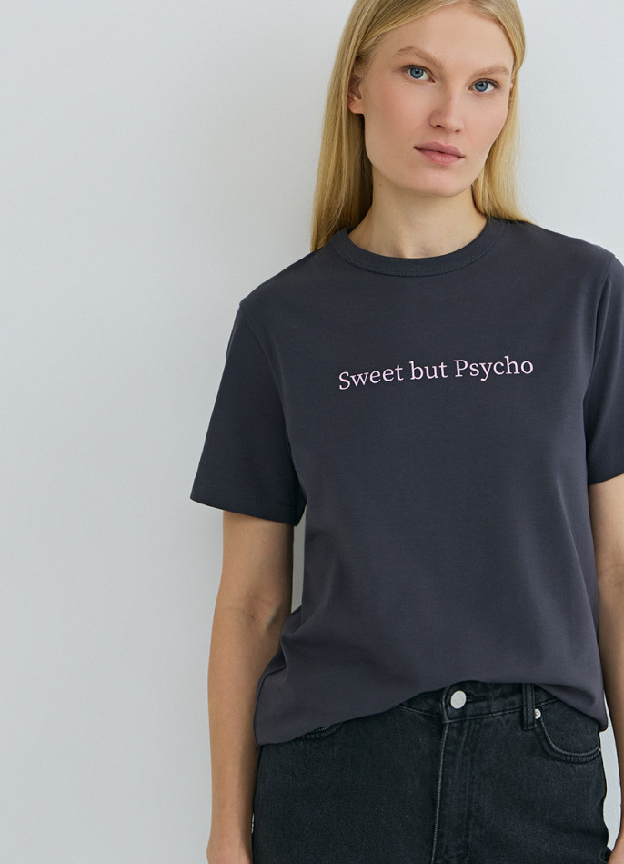 Футболка с принтом