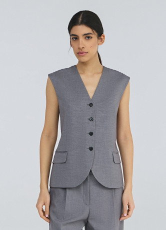 Удлинённый жилет