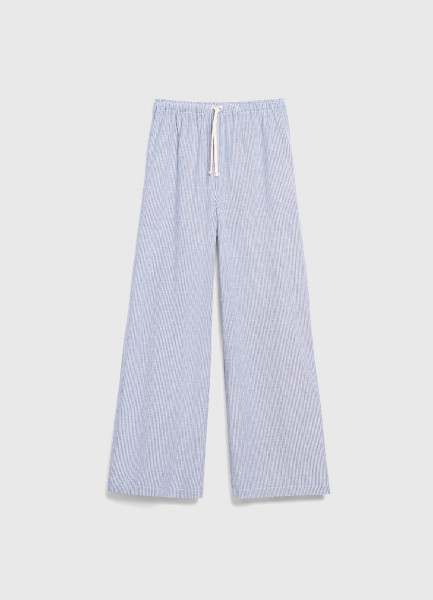 Брюки изо льна для девочек, Синий