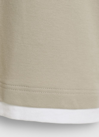 Поло с имитацией второго слоя