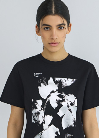 Футболка с принтом