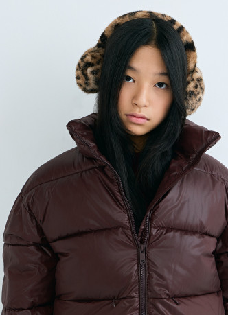 Короткий пуховик для девочек