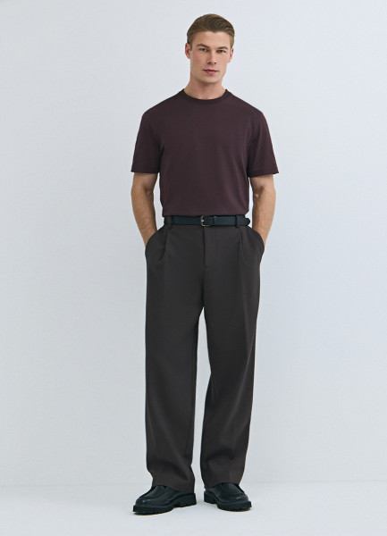 

Базовая футболка из хлопка, Фиолетовый