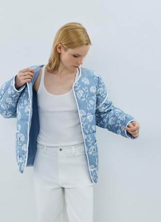 Легкая стеганая куртка