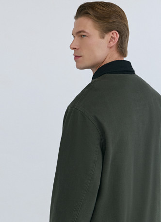 Утеплённая куртка из канваса