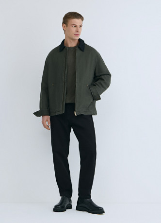 Утеплённая куртка из канваса