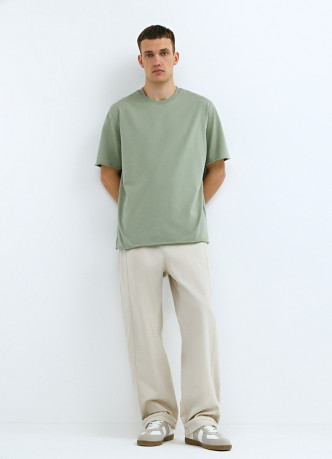 Базовая футболка с необработанным краем