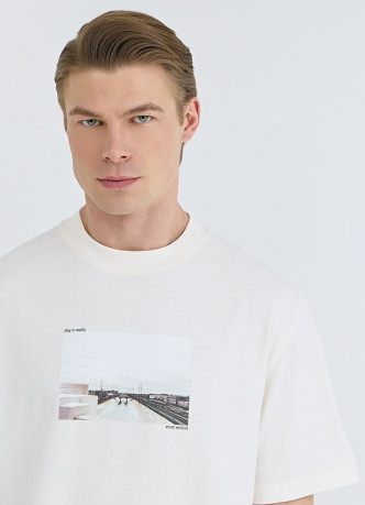 Футболка с принтом