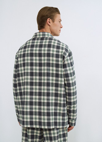 Рубашка пижамная в клетку