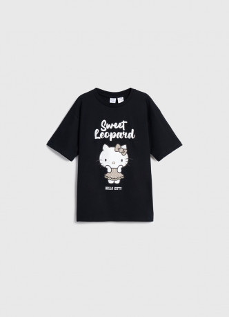 Футболка с принтом Hello Kitty для девочек