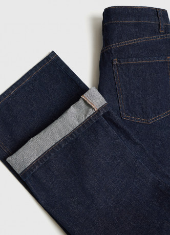 Широкие джинсы с высокой посадкой