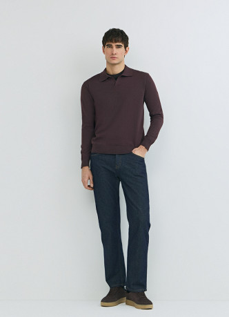 Поло с длинным рукавом