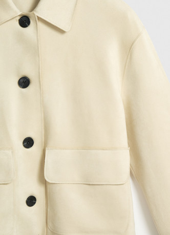 Куртка из искусственной замши