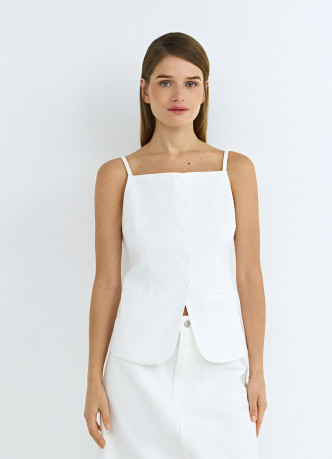 Жилет на тонких бретелях