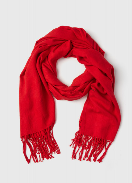

Однотонный шарф, Красный