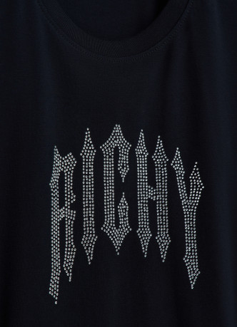 Футболка со стразами