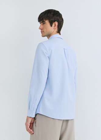 Рубашка из ткани оксфорд