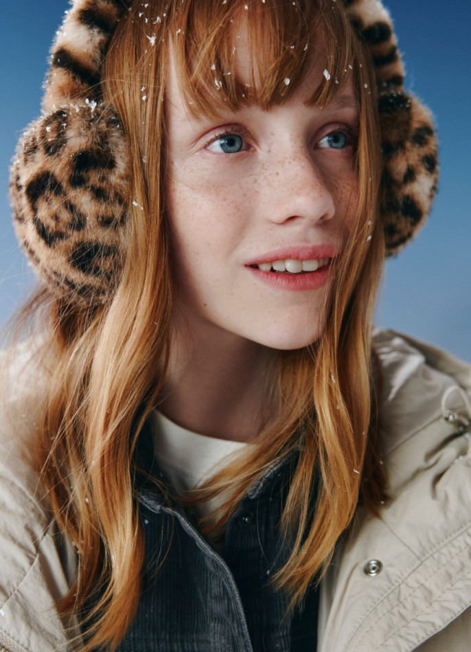 Меховые наушники для девочек