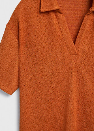 Поло из кроеного трикотажа