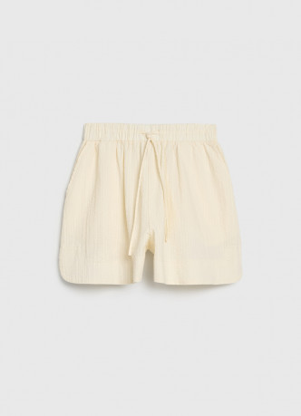 Шорты пижамные из ткани с жатым эффектом