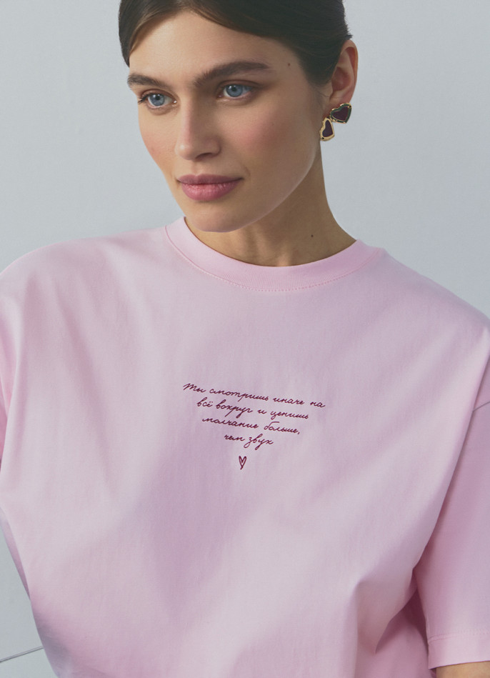 Футболка с принтом