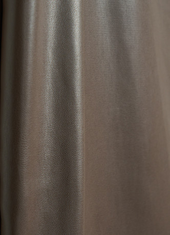 Юбка миди из искусственной кожи