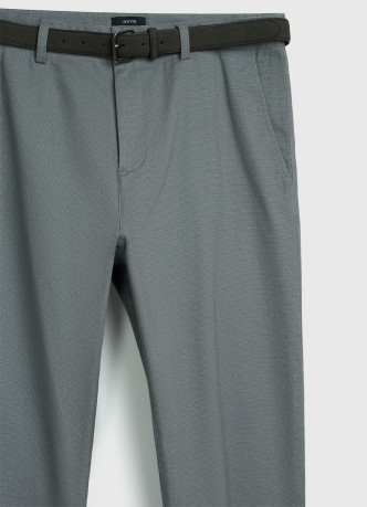 Чиносы из твила с ремнём