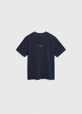 Футболка из плотного хлопка с текстовым принтом