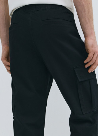 Джоггеры из твила с карго-карманами
