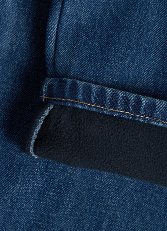 Утеплённые джинсы Mom