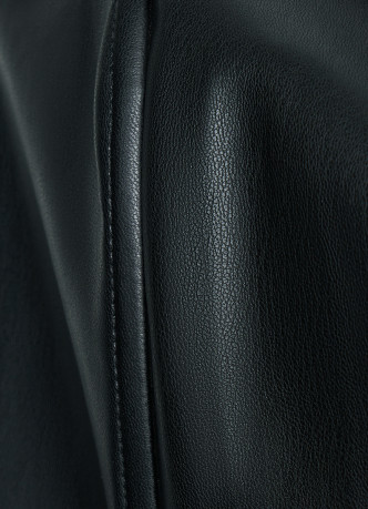 Топ-корсет из искусственной кожи