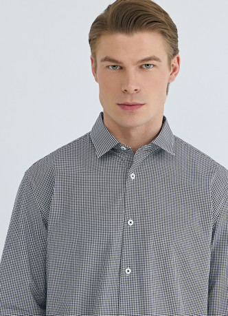 Рубашка в клетку виши