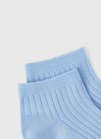 Короткие носки в рубчик 1 пара