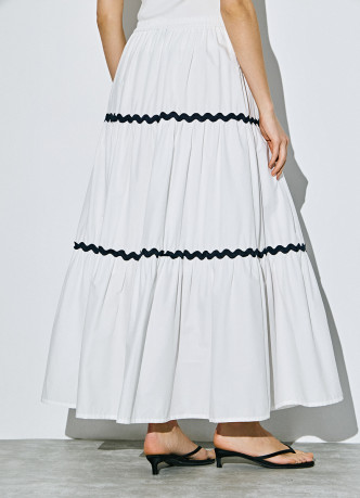 Юбка с ярусами