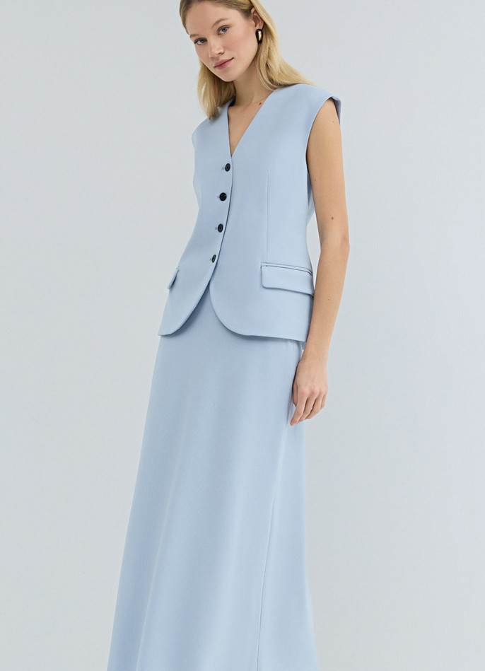 Удлинённый жилет