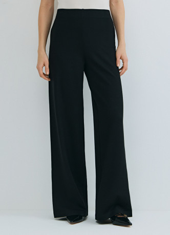 Широкие брюки из трикотажа