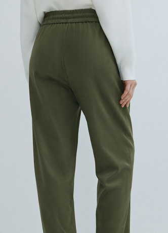 Брюки Baggy из искусственной замши