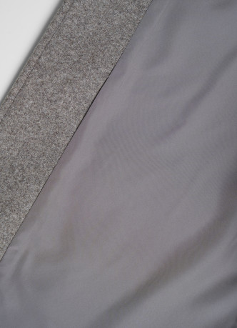 Куртка из пальтовой ткани с накладными карманами