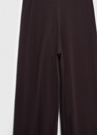 Широкие вязаные брюки