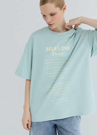 Футболка оверсайз с принтом