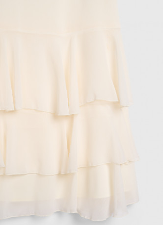 Юбка макси с ярусами