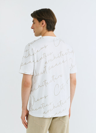 Футболка с принтом