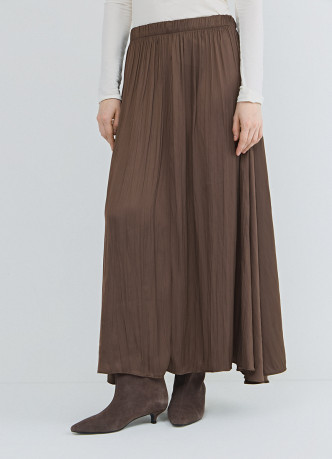 Юбка из ткани с жатым эффектом