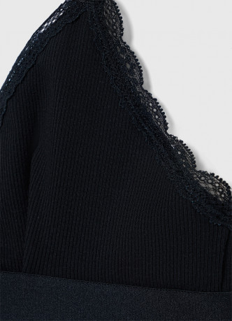 Топ с кружевом для девочек