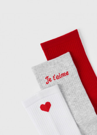 Носки в рубчик, 3 пары