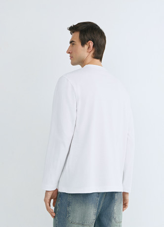 Базовый лонгслив из плотного хлопка